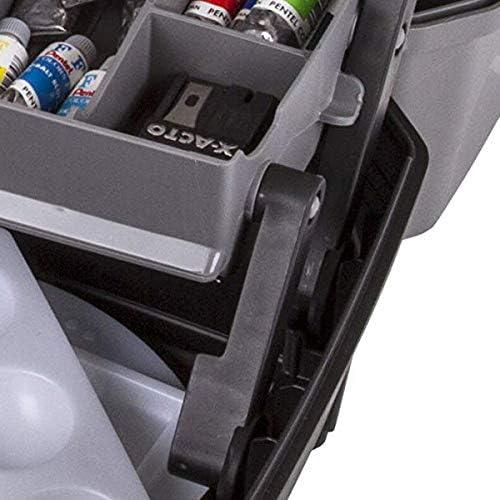 image:imageArtBin 6892AG 2Tray Art Supply Box Portable Art amp Craft Organizer with LiftUp Trays 1 Plastic Storage Case GrayBlackOne Tray