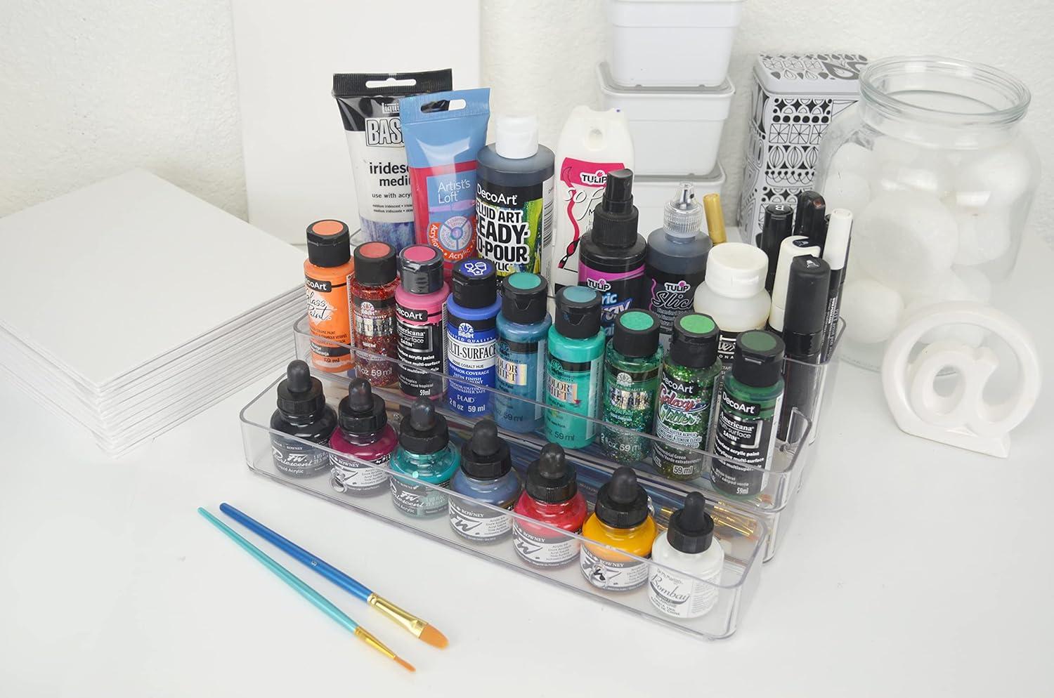 image:imageArtBin 6959AG 2in1 Wall and Desktop Organizer Stadium WallMountable Desktop Organizer Clear 1 Organizer