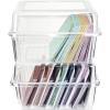 ArtBin 6841AG Card & Photo Box, Clear, 1 Box(Box & Dividers)