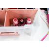 ArtBin 6990AB Super Satchel Double Deep Compartment Box – Art Storage with 8 Removable Compartments, Smart Closure for Craft Supplies (Gold- Pack of 1)(Rose Gold Accents)