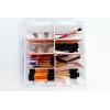 ArtBin 6990AB Super Satchel Double Deep Compartment Box – Art Storage with 8 Removable Compartments, Smart Closure for Craft Supplies (Gold- Pack of 1)(Rose Gold Accents)