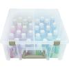ArtBin 6990AB Super Satchel Double Deep Compartment Box – Art Storage with 8 Removable Compartments, Smart Closure for Craft Supplies (Gold- Pack of 1)(Gold)