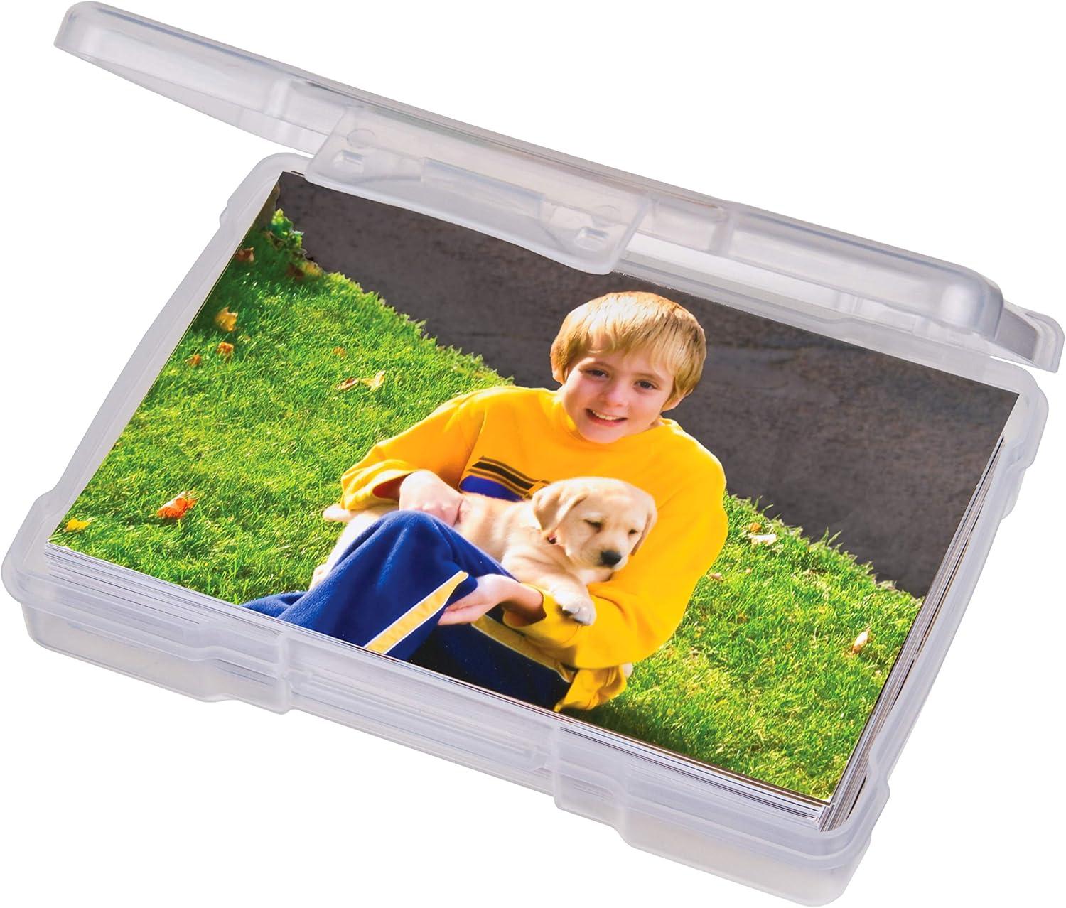 image:imageArtBin 6947ZZ Photo amp Craft Organizer Set Large Box with 5 Plastic Storage Cases Inside Clear12Pack