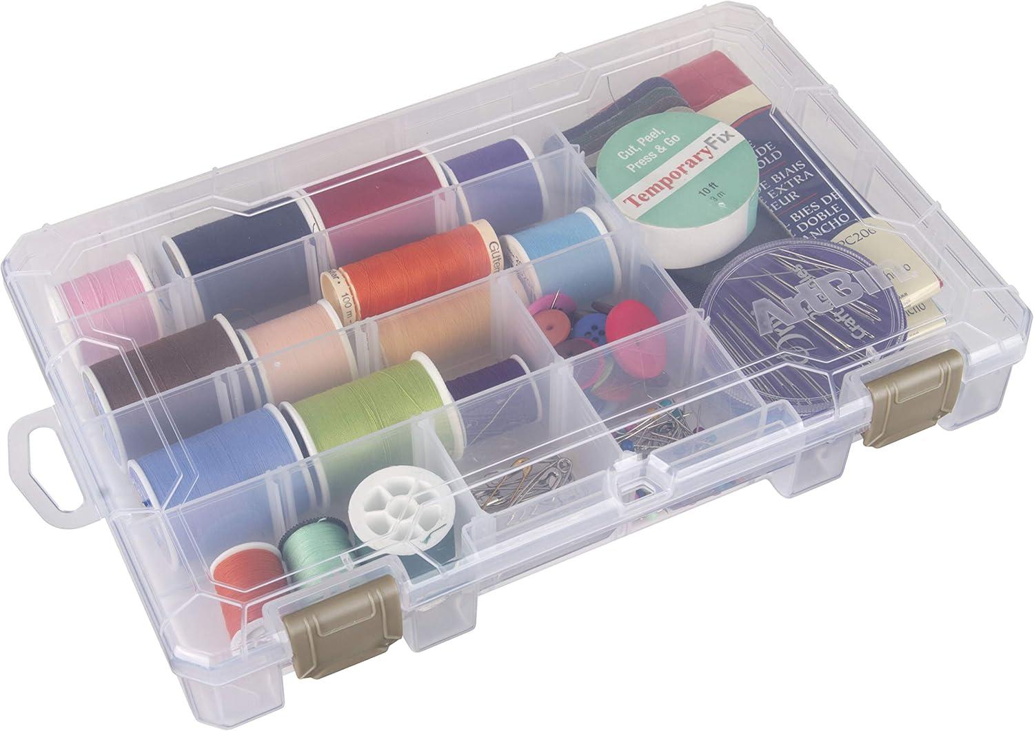 image:imageArtBin 6980AG XL Solutions Box with Dividers Art amp Craft Organizer 1 Plastic Storage Case Clear1075 x 7375