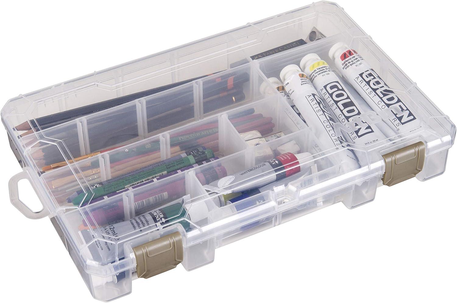 image:imageArtBin 6980AG XL Solutions Box with Dividers Art amp Craft Organizer 1 Plastic Storage Case Clear1075 x 7375