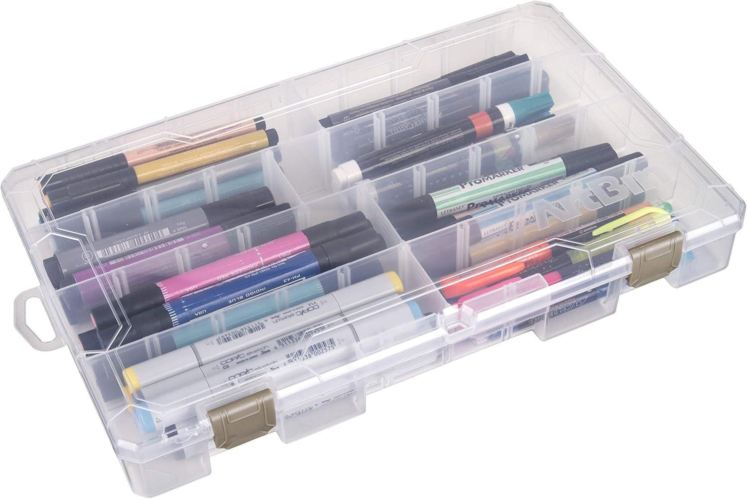 image:imageArtBin 6980AG XL Solutions Box with Dividers Art amp Craft Organizer 1 Plastic Storage Case Clear14125 x 9