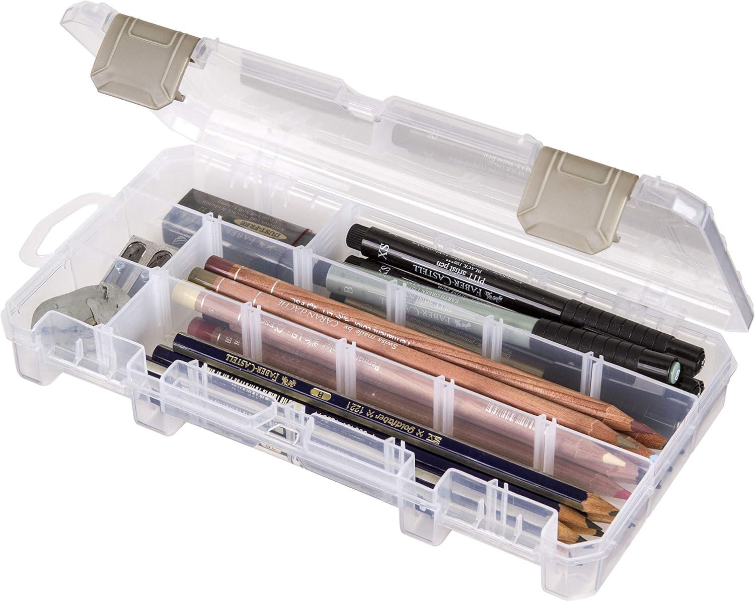 image:imageArtBin 6980AG XL Solutions Box with Dividers Art amp Craft Organizer 1 Plastic Storage Case Clear9125 x 5