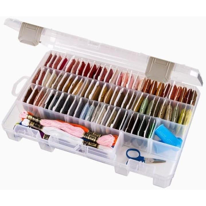 image:imageArtBin 6980AG XL Solutions Box with Dividers Art amp Craft Organizer 1 Plastic Storage Case Clear1075 x 7375