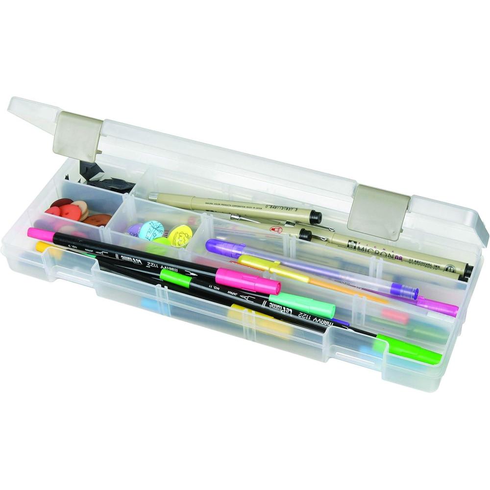 image:imageArtBin 6980AG XL Solutions Box with Dividers Art amp Craft Organizer 1 Plastic Storage Case Clear124 x 49