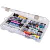 ArtBin 6980AG XL Solutions Box with Dividers, Art & Craft Organizer, [1] Plastic Storage Case, Clear(14.125″ x 9″)
