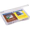 ArtBin Semi Satchel Photo Storage Photo & Craft Organizer Set, Large Box with [8] Plastic Storage Cases Inside, Clear(12-Pack)