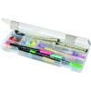 ArtBin 6980AG XL Solutions Box with Dividers, Art & Craft Organizer, [1] Plastic Storage Case, Clear(12.4″ x 4.9″)