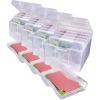 ArtBin Semi Satchel Photo Storage Photo & Craft Organizer Set, Large Box with [8] Plastic Storage Cases Inside, Clear(4-Pack)