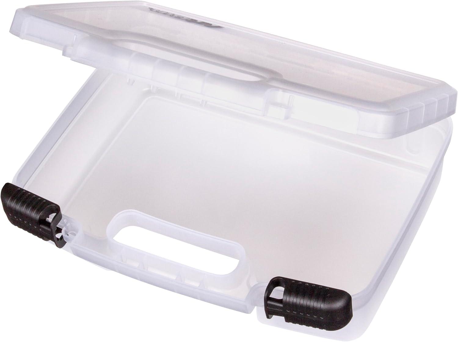 image:imageArtBin 17 inch 8017AB Quick View Carrying Case Portable Art amp Craft Organizer with Handle 1 Plastic Storage Case 17 Standard Base Open Core12 inch Deep