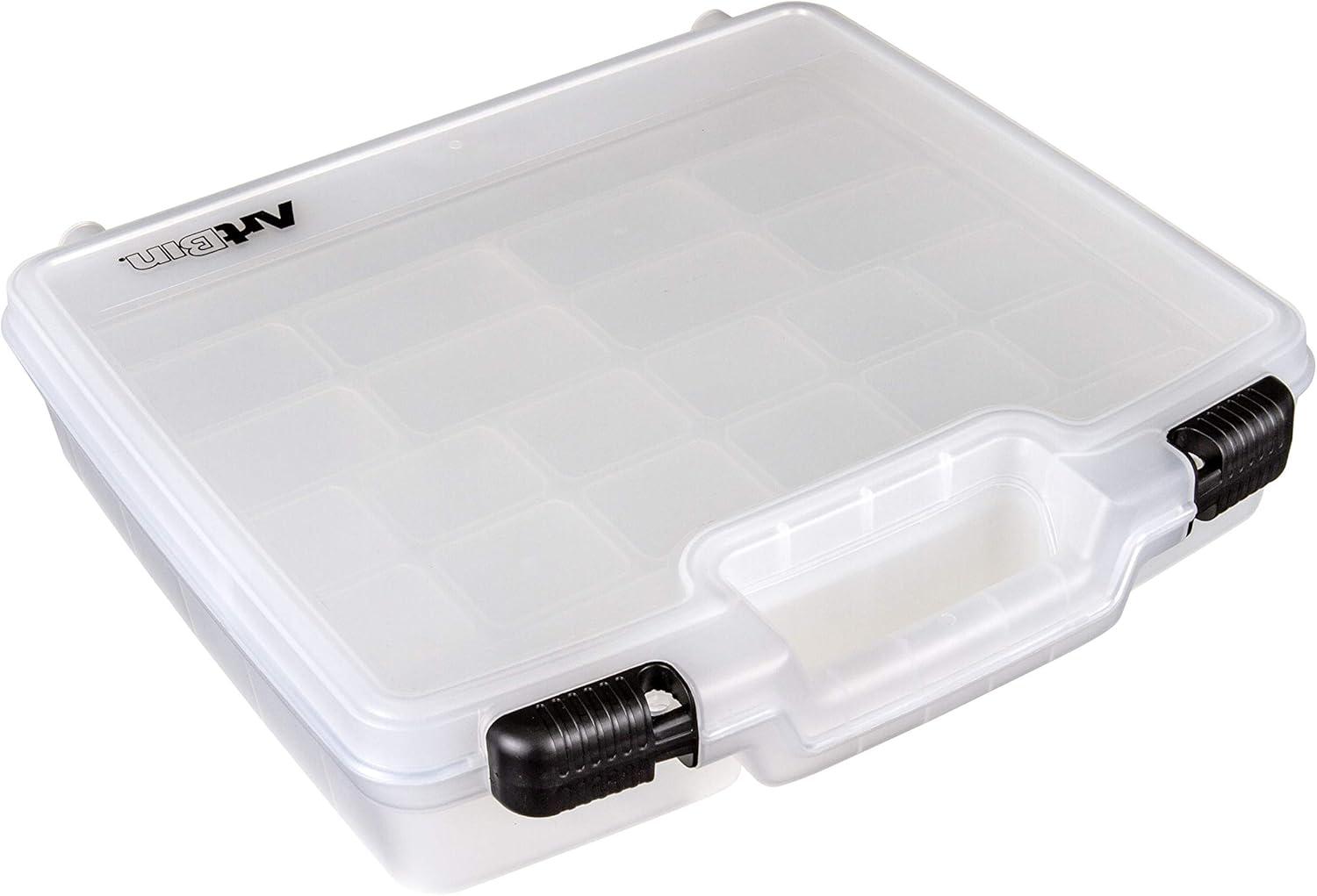 image:imageArtBin 17 inch 8017AB Quick View Carrying Case Portable Art amp Craft Organizer with Handle 1 Plastic Storage Case 17 Standard Base Open Core15 inch Deep