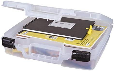image:imageArtBin 17 inch 8017AB Quick View Carrying Case Portable Art amp Craft Organizer with Handle 1 Plastic Storage Case 17 Standard Base Open Core15 inch Deep