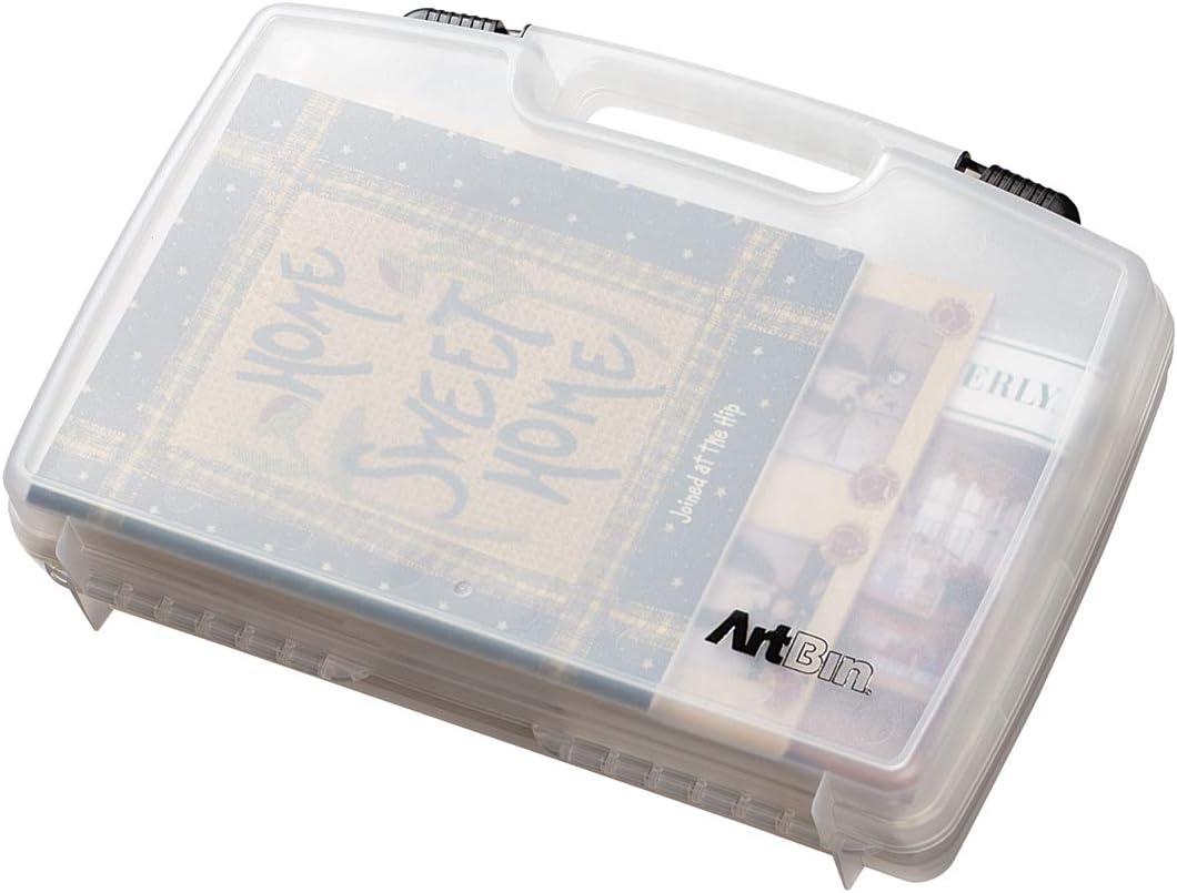 image:imageArtBin 17 inch 8017AB Quick View Carrying Case Portable Art amp Craft Organizer with Handle 1 Plastic Storage Case 17 Standard Base Open Core17 inch Standard