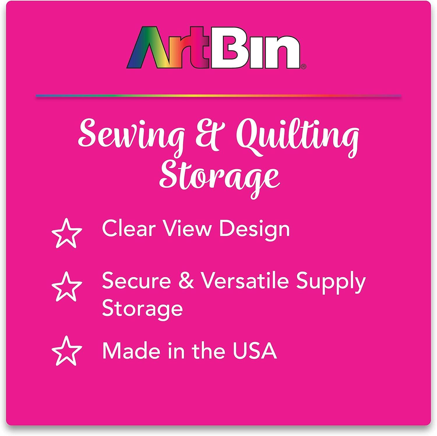 image:imageArtBin 6911AB SewLutions BobbinSupply Box Sewing Organizer 1 Plastic Storage Case ClearSingle Pack