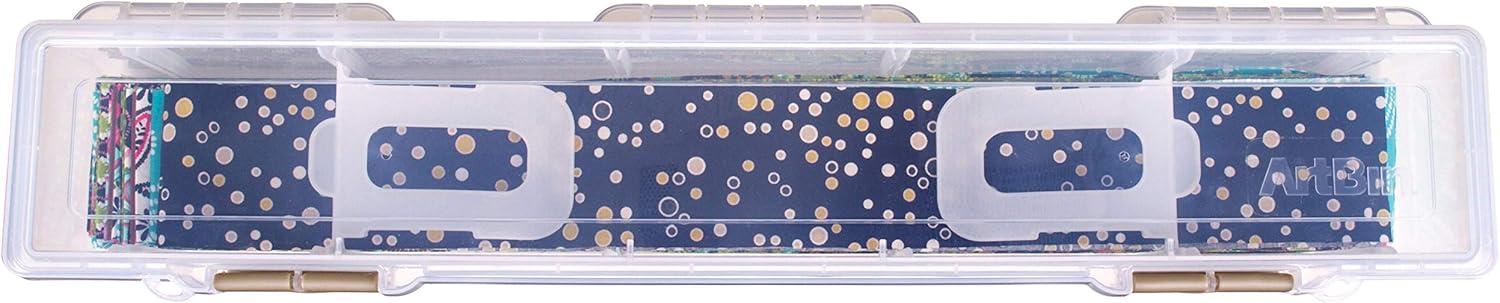image:imageArtBin 6999AB Fabric Strip Case Crafts Quiliting amp Sewing Organizer 1 Plastic Storage Case Translucent