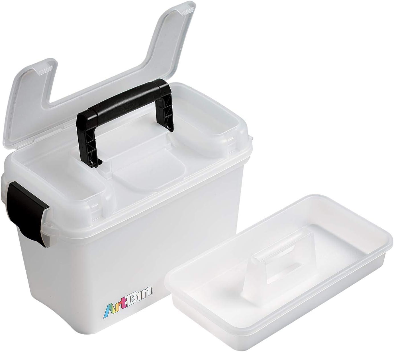 image:imageArtBin 8408AB Sidekick Carrying Case Portable Art amp Craft Organizer with Handle 1 Plastic Storage Case Translucent 8408ABClear