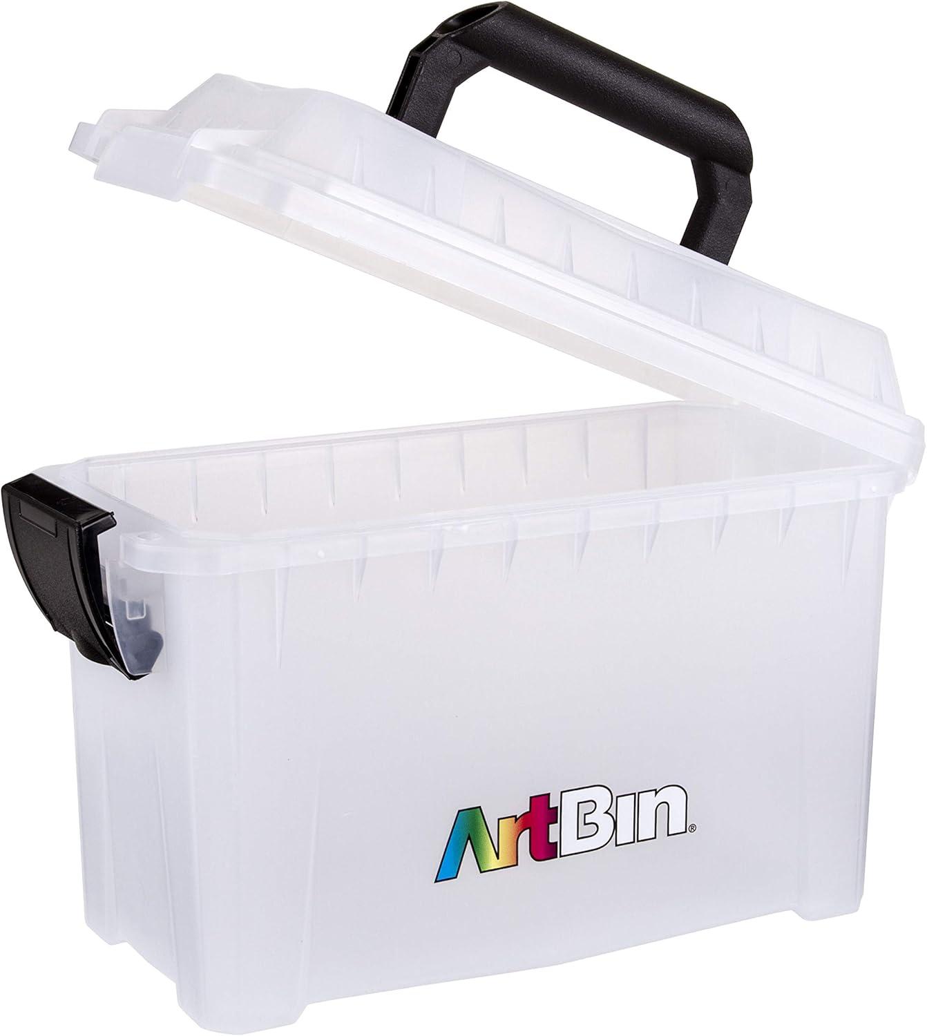 image:imageArtBin 8408AB Sidekick Carrying Case Portable Art amp Craft Organizer with Handle 1 Plastic Storage Case Translucent 8408ABClear