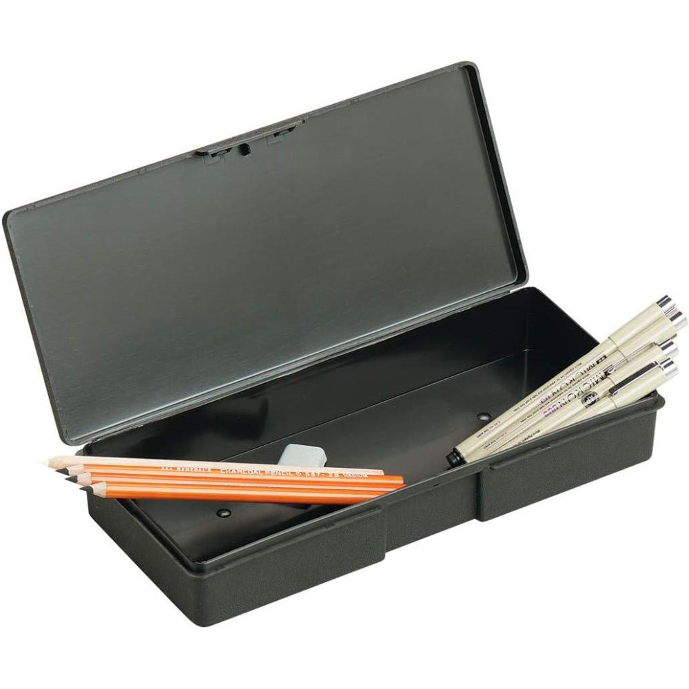 image:imageArtBin KV501 Pencil Marker Box Small Organizer for Pens Pencils Markers Brushes etc Black