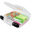 ArtBin 17 inch 8017AB Quick View Carrying Case, Portable Art & Craft Organizer with Handle, 1 Plastic Storage Case – 17″ Standard Base Open Core(10 inch – Deep (Pack of 6))