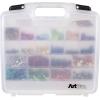 ArtBin 17 inch 8017AB Quick View Carrying Case, Portable Art & Craft Organizer with Handle, 1 Plastic Storage Case – 17″ Standard Base Open Core(15 inch – Deep)