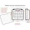ArtBin 17 inch 8017AB Quick View Carrying Case, Portable Art & Craft Organizer with Handle, 1 Plastic Storage Case – 17″ Standard Base Open Core(15 inch – Deep)