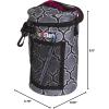 ArtBin 6824AG Mini Yarn Drum, Portable Knitting & Crochet Storage, [1] Poly Canvas Tote Bag, Gray Print(Grey)