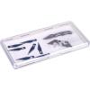 ArtBin 6911AB Sew-Lutions Bobbin/Supply Box Sewing Organizer, [1] Plastic Storage Case, Clear(Six Pack)