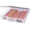 ArtBin 6913ZZ 12″ x 12″ Portable Art & Craft Organizer with Handle 3-Pack, [3] Plastic Storage Cases, Clear(12″ x 12″ – 1-Pack)