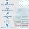 ArtBin 6913ZZ 12″ x 12″ Portable Art & Craft Organizer with Handle 3-Pack, [3] Plastic Storage Cases, Clear(12″ x 12″ – 3-Pack)