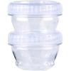 ArtBin 6940AB Twisterz Small/Short Jar, Interlocking Art & Craft Organizer, 1.4 fluid oz., [1] Interlocking Plastic Jar, Clear(Clear)