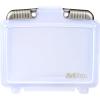 ArtBin 6971AB Quik View Base W/Taupe LATCHES Portable Art & Craft Organizer with Handle [1] Plastic Storage Case Translucent, 7 inch – Deep, Open(7 inch – Deep)