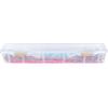 ArtBin 6999AB Fabric Strip Case – Crafts, Quiliting & Sewing Organizer, [1] Plastic Storage Case, Translucent