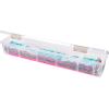 ArtBin 6999AB Fabric Strip Case – Crafts, Quiliting & Sewing Organizer, [1] Plastic Storage Case, Translucent