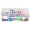 ArtBin 7003AB Sew-Lutions Sewing Supply Storage System with Lift-Out Thread Spool Tray, [1] Plastic Storage Case, Clear