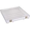 ArtBin 9100AB Super Satchel Slim 1 Open Compartment, Art & Craft Organizer, [1] Plastic Storage Case, Clear(1 Compartment)