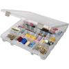 ArtBin 9100AB Super Satchel Slim 1 Open Compartment, Art & Craft Organizer, [1] Plastic Storage Case, Clear(Divided Compartments)