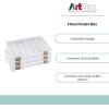 ArtBin Floss Finder Box: Clear Sewing Organizer with 6 Compartments, 12 Dividers, Durable – Perfect for Embroidery Floss and Small Sewing Supplies Storage(1 Count (Pack of 6))