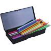 ArtBin KV501 Pencil Marker Box – Small Organizer for Pens, Pencils, Markers, Brushes, etc., Black