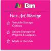 ArtBin KV501 Pencil Marker Box – Small Organizer for Pens, Pencils, Markers, Brushes, etc., Black