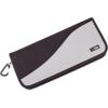 ArtBin 6875AG Hook & Needle Folio, Portable Knitting & Crochet Organizer, [1] Zippered Poly Canvas Case, Gray/Black