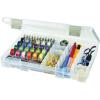 ArtBin 6911AB Sew-Lutions Bobbin/Supply Box Sewing Organizer, [1] Plastic Storage Case, Clear(Single Pack (Pack of 6))