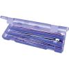 ArtBin 6932AB Hook & Needle Nook, Knitting & Crochet Organizer, [1] Plastic Storage Case, Translucent Periwinkle(Periwinkle)