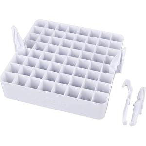 ArtBin 6939AB Marker Storage Tray – Holds up to 64 Pens, Pencils, Markers, Brushes, etc., [1] Plastic Storage Tray, White(Marker Tray)