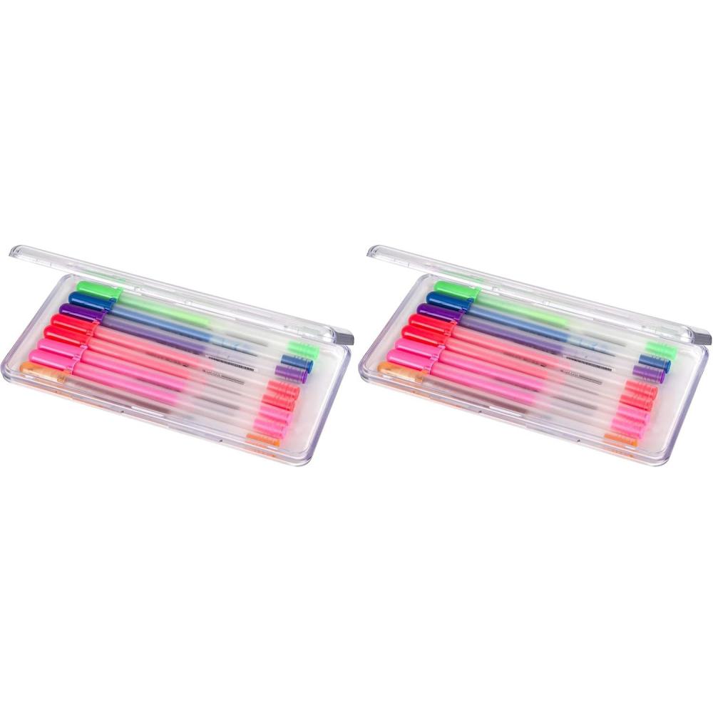 image:imageArtBin 6902AG Slim Line Pen amp Pencil Box Small Art amp Craft Organizer 1 Plastic Storage Case Translucent1 Count Pack of 2