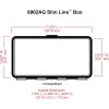 ArtBin 6902AG Slim Line Pen & Pencil Box, Small Art & Craft Organizer, [1] Plastic Storage Case, Translucent(1 Count (Pack of 2))