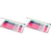 ArtBin 6902AG Slim Line Pen & Pencil Box, Small Art & Craft Organizer, [1] Plastic Storage Case, Translucent(1 Count (Pack of 2))